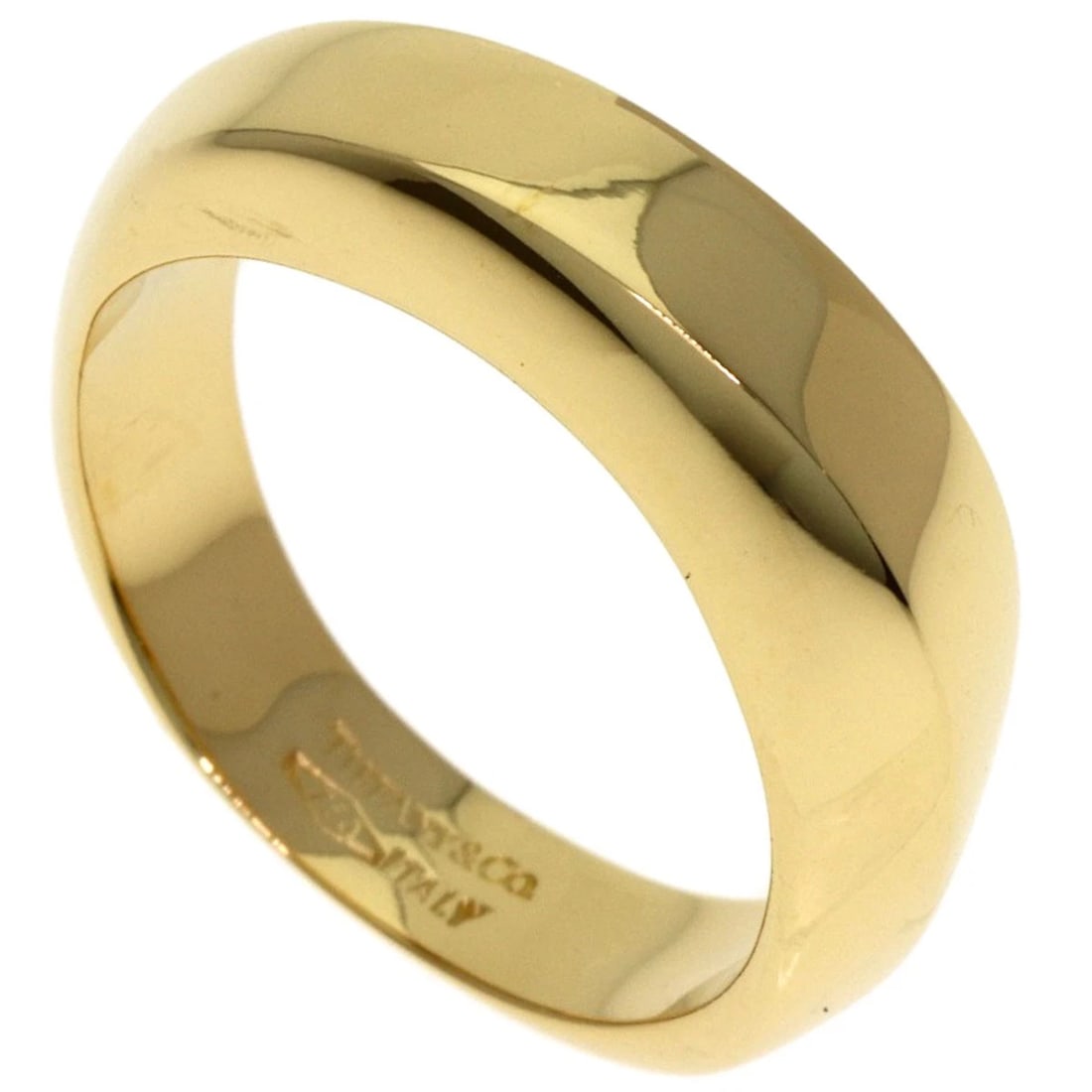 TIFFANY&CO. KNIFE EDGE RING K18 YELLOW GOLD (1 of 5)