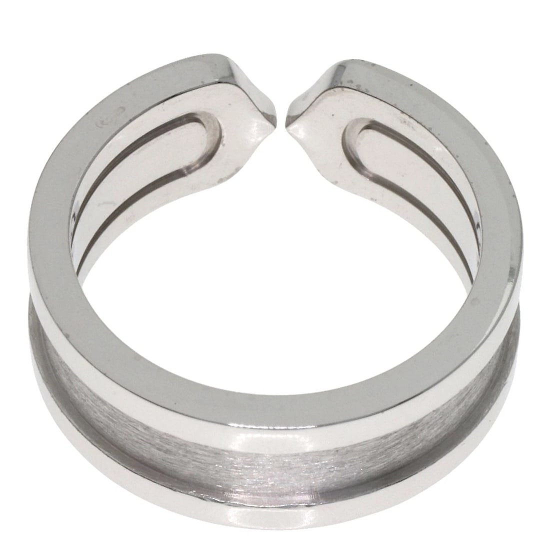 CARTIER C2 RING K18 WHITE GOLD (1 of 2)