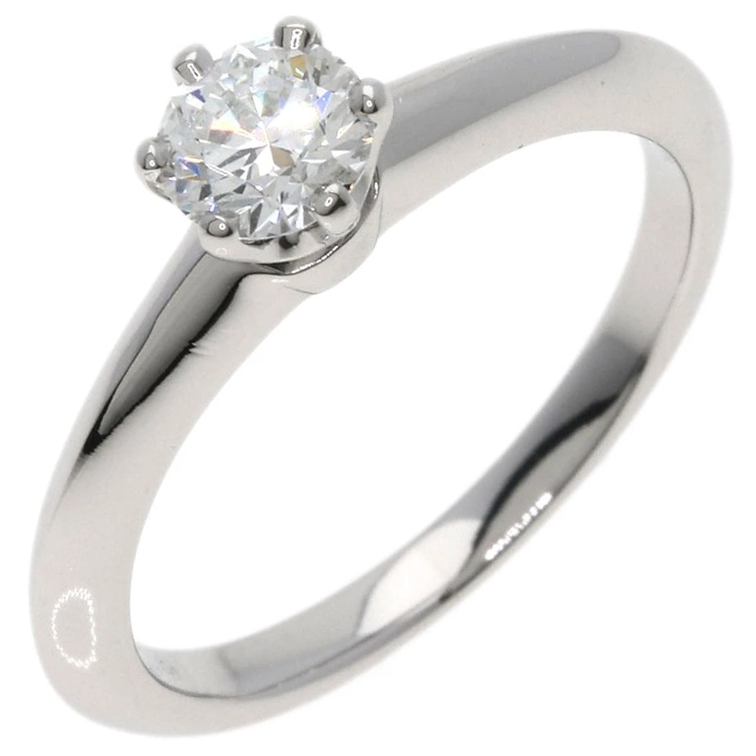 TIFFANY&CO. SOLITAIRE DIAMOND RING - 2