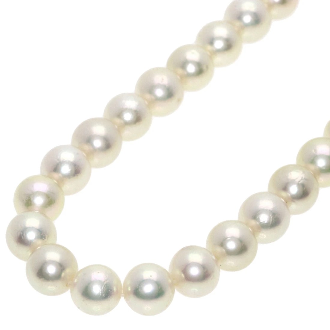 TASAKI AKOYA PEARL CHOKER NECKLACE SILVER (1 of 3)
