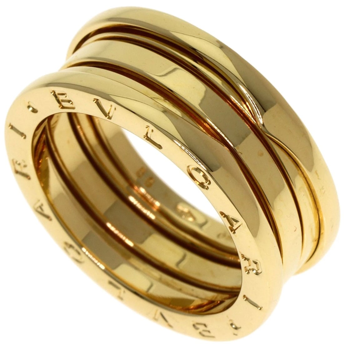 B.ZERO1 2 BANDS RING K18 YELLOW GOLD: B.zero1 2 bands Ring K18 Yellow Gold Brand: Type: Ring Material: K18 Yellow Gold, Color: Yellow Gold Size: 7.75(US) Accessories: None Accessories Notice: When purchasing pre-owned goods,