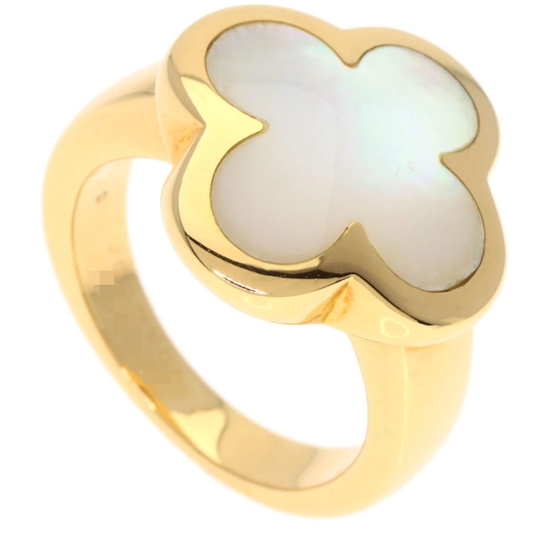VAN CLEEF & ARPELS PURE ALHAMBRA SHELL RING (1 of 6)