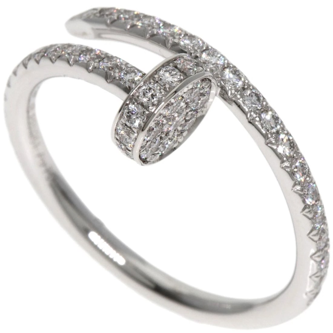 CARTIER JUSTE UNCRE SMALL DIAMOND RING (1 of 4)