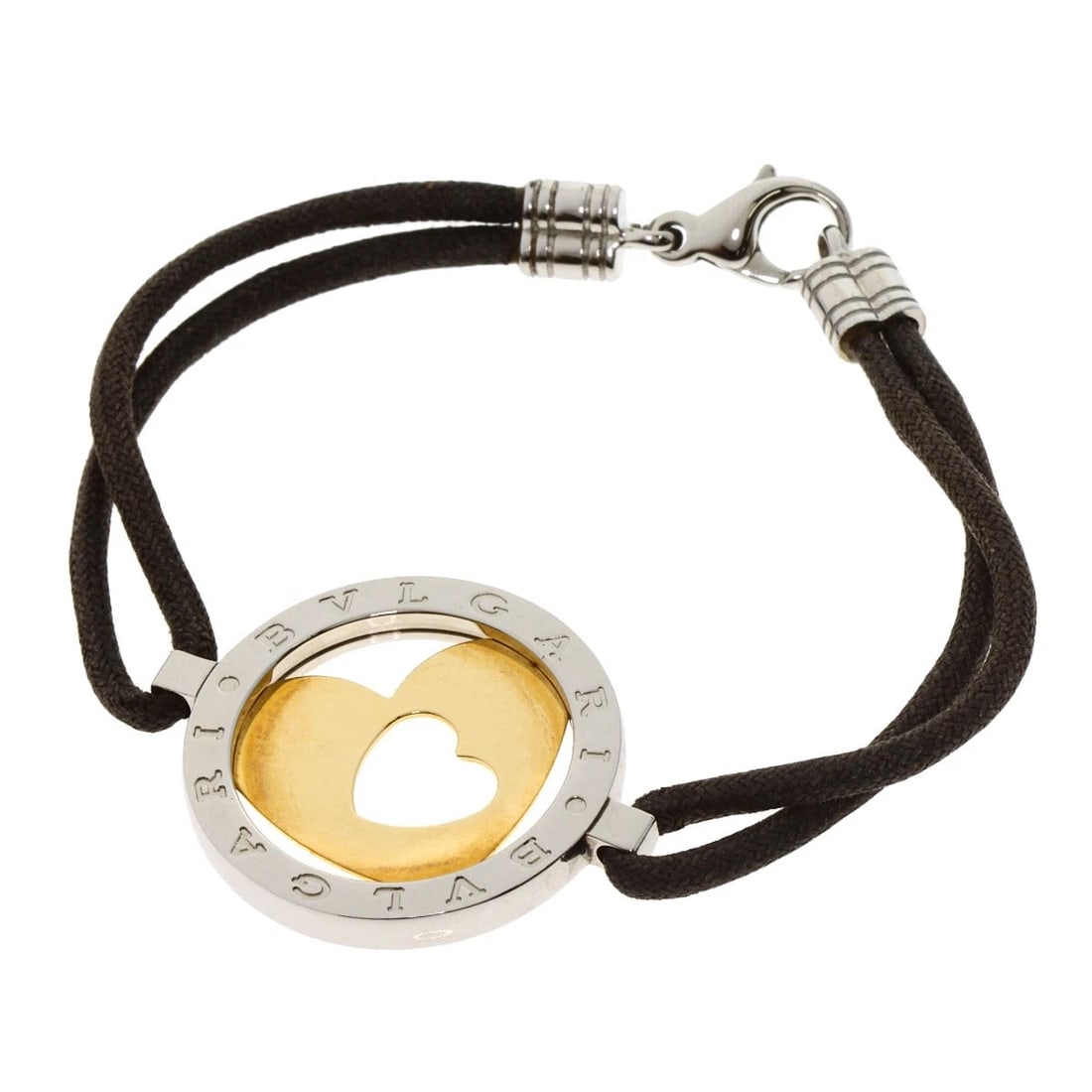 BVLGARI TOND HEART BRACELET K18 YELLOW GOLD: BVLGARI Tond Heart Bracelet K18 Yellow Gold Brand: BVLGARI Type: Bracelet Material: K18 Yellow Gold, Color: Gold Size: Top Size:1.0inch/26x32x3.1mm Inner Circumference:5.9inch/15cm Accessories: N