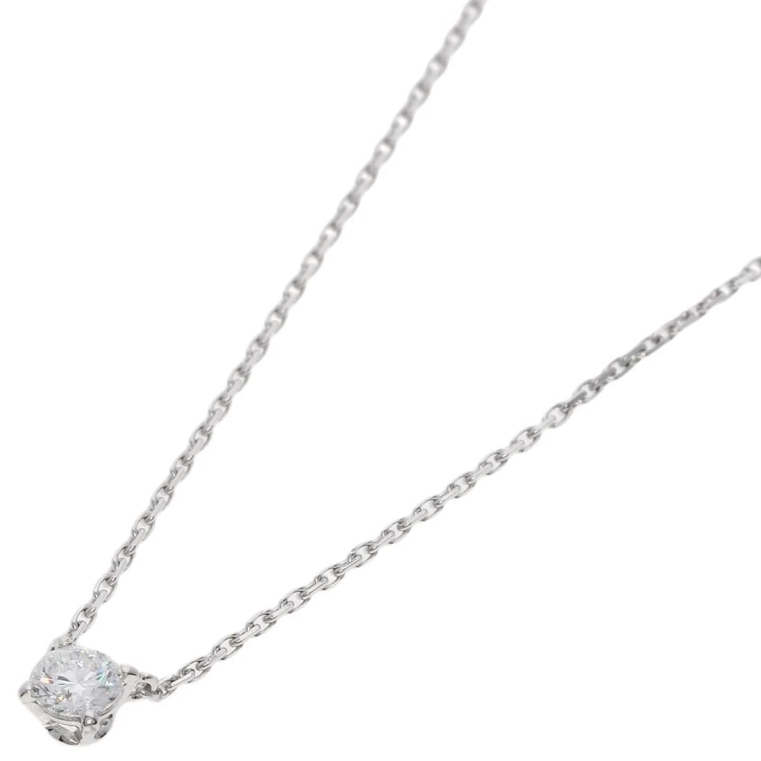 CARTIER SOLITAIRE DIAMOND NECKLACE (1 of 4)