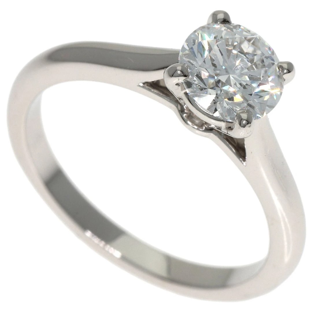 CARTIER SOLITAIRE DIAMOND RING PLATINUM PT950 (1 of 3)