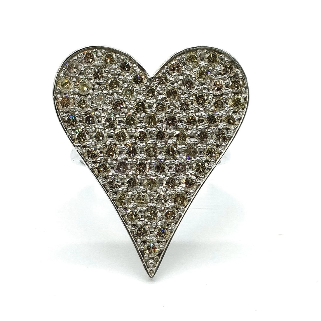 JEWELRY RING NATURAL DIAMOND WHITE GOLD: Jewelry Ring Natural Diamond White Gold Brand: Unbranded Type: Ring Material: White gold, Color: White gold Size: US 6 1/4 Accessories: None Accessories Notice: When purchasing pre-owned g