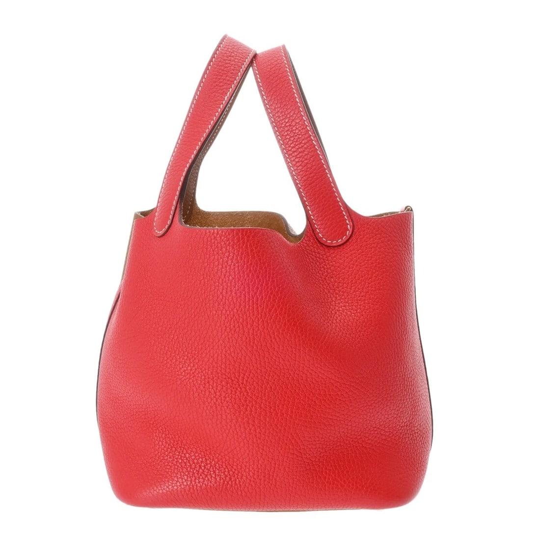 HERMES PICOTIN LOCK PM KAZAK TAURILLON CLEMENCE GOLD HANDBAG (1 of 8)