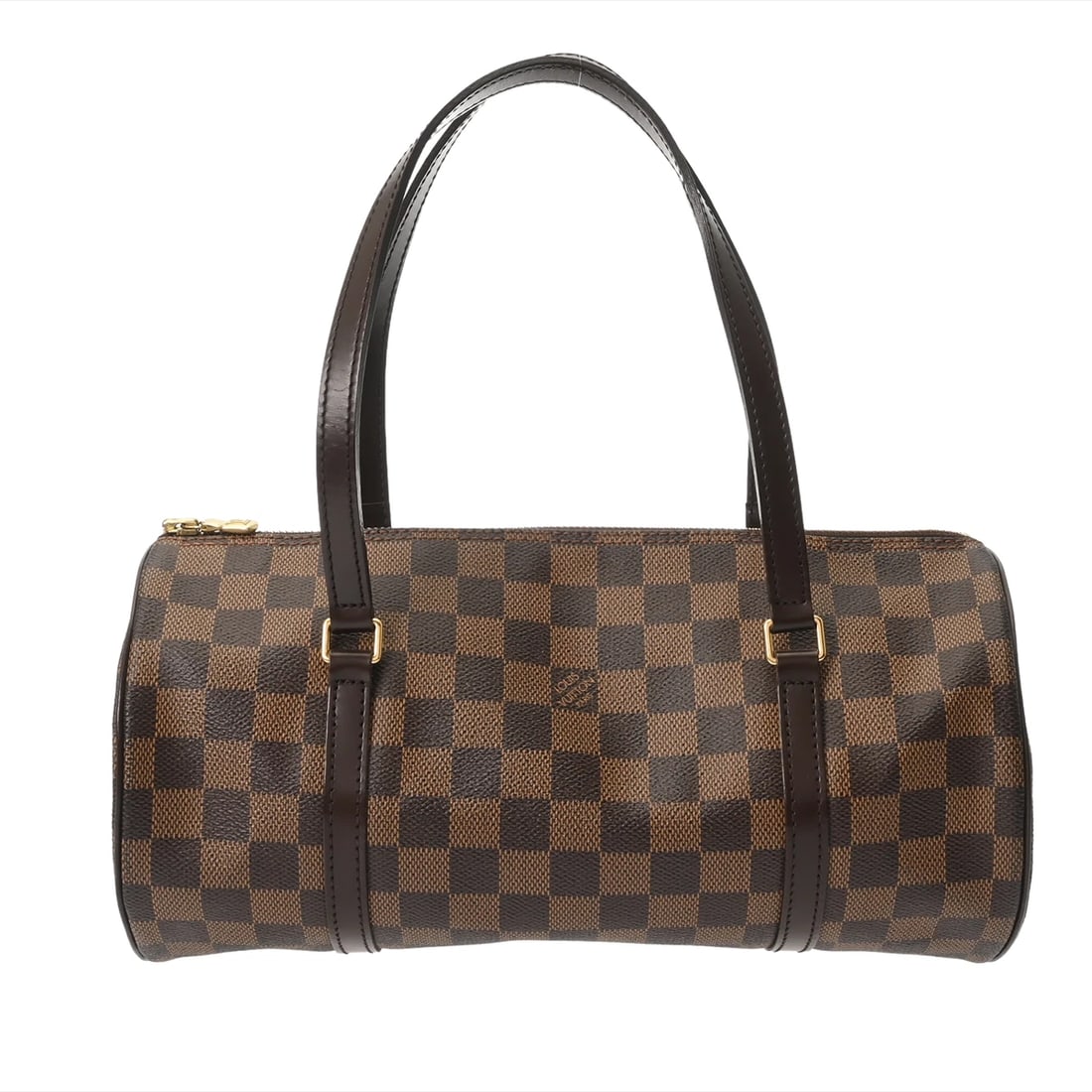 LOUIS VUITTON PAPILLON 30 BROWN HANDBAG: LOUIS VUITTON Papillon 30 Brown Handbag Brand: LOUIS VUITTON Type: Handbag Material: Damier canvas Color: Brown × Gold Metal Size: H:about 5.9inch W:about 11.8inch D:about 5.9inch Accessories: N