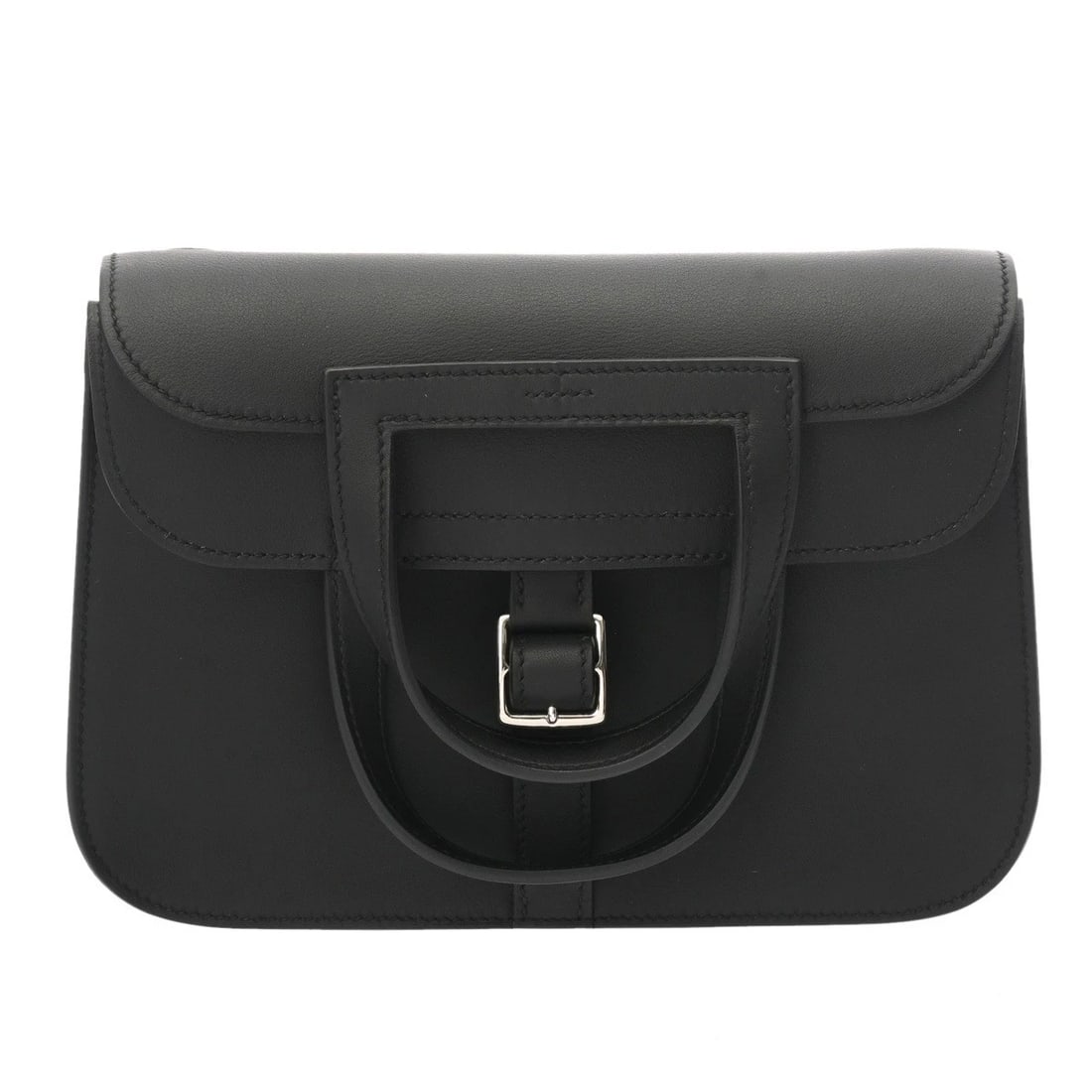 HERMES ARZAN MINI 2WAY SHOULDER BAG: HERMES Arzan Mini 2WAY Shoulder Bag Brand: HERMES Type: Handbag Material: Vaux Swift Color: black × SilverMetal Size: H:about 5.9inch W:about 8.3inch D:about 2.6inch Shoulder:about 48.4inch (full