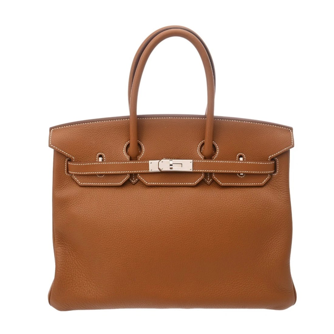 HERMES BIRKIN 35 TAURILLON GOLD HANDBAG (1 of 8)