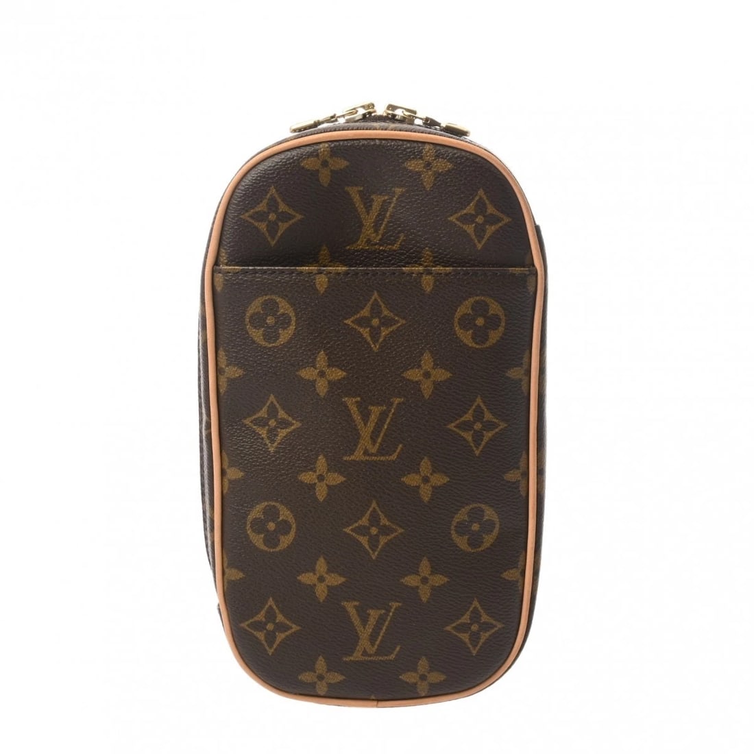 LOUIS VUITTON POCHETTE GANGE MONOGRAM: LOUIS VUITTON Pochette Gange Monogram Brand: LOUIS VUITTON Type: body bag Material: Monogram canvas Color: Brown × Gold Metal Size: H:about 8.9inch W:about 4.9inch D:about 2.0inch Shoulder:about