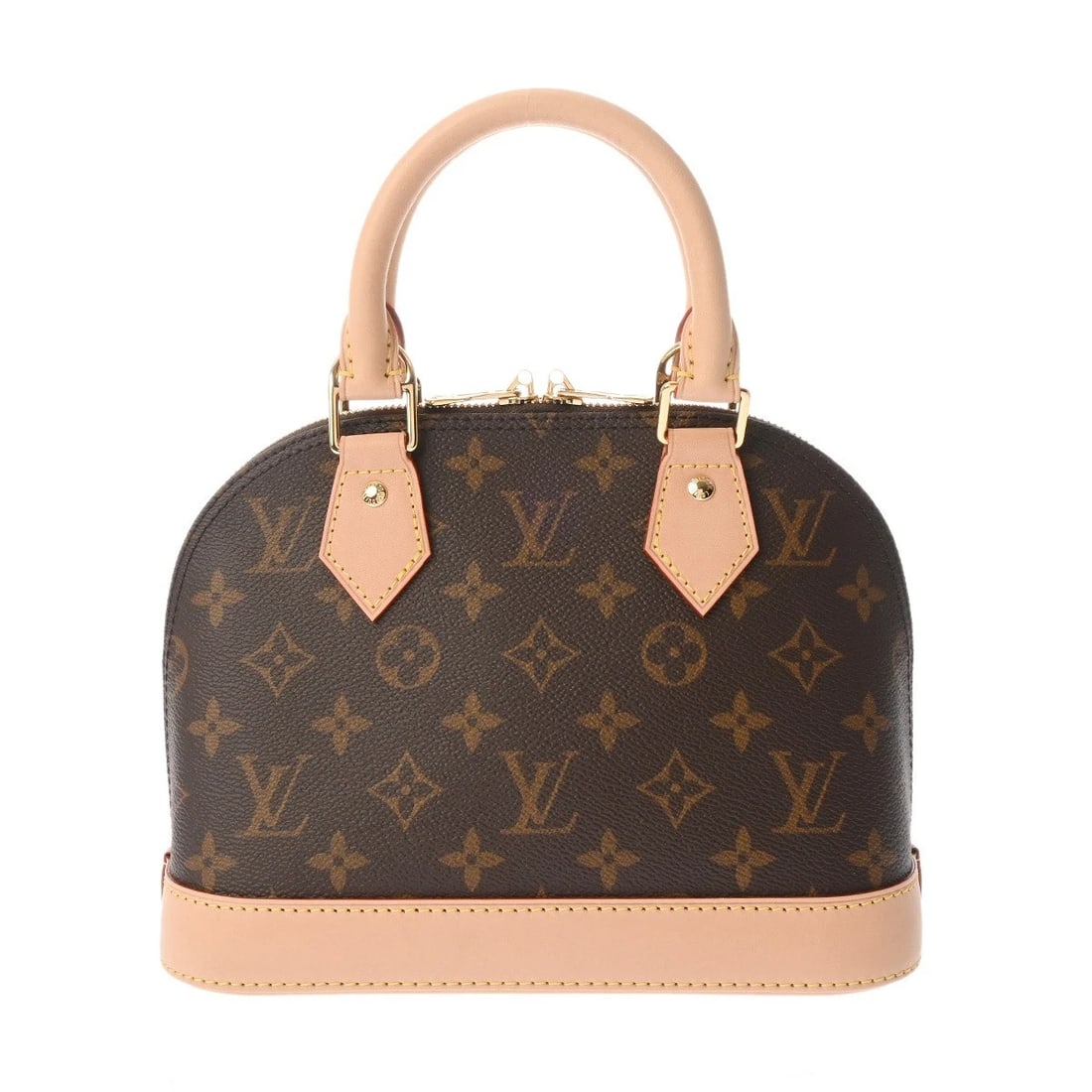 LOUIS VUITTON ALMA BB MONOGRAM CANVAS BROWN HANDBAG (1 of 8)