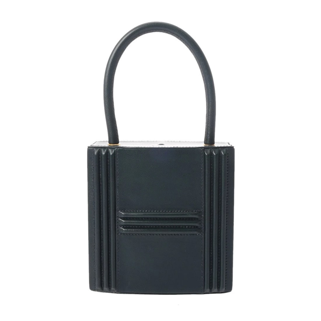 HERMES CADENA KELLY VOGARRIBAR BLUE DRUS HANDBAG (1 of 8)