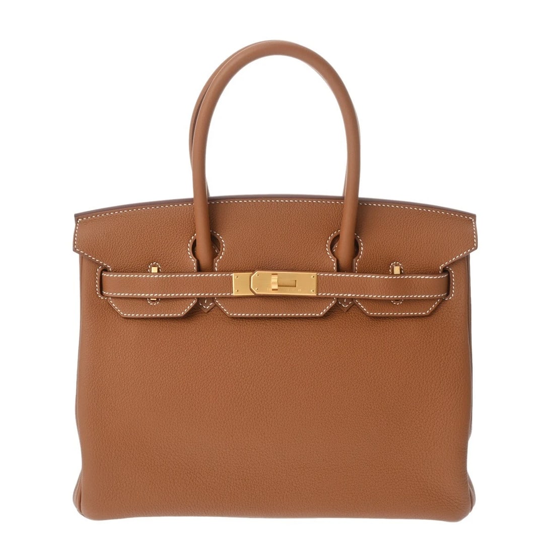 HERMES BIRKIN 30 TOGO GOLD HANDBAG (1 of 8)