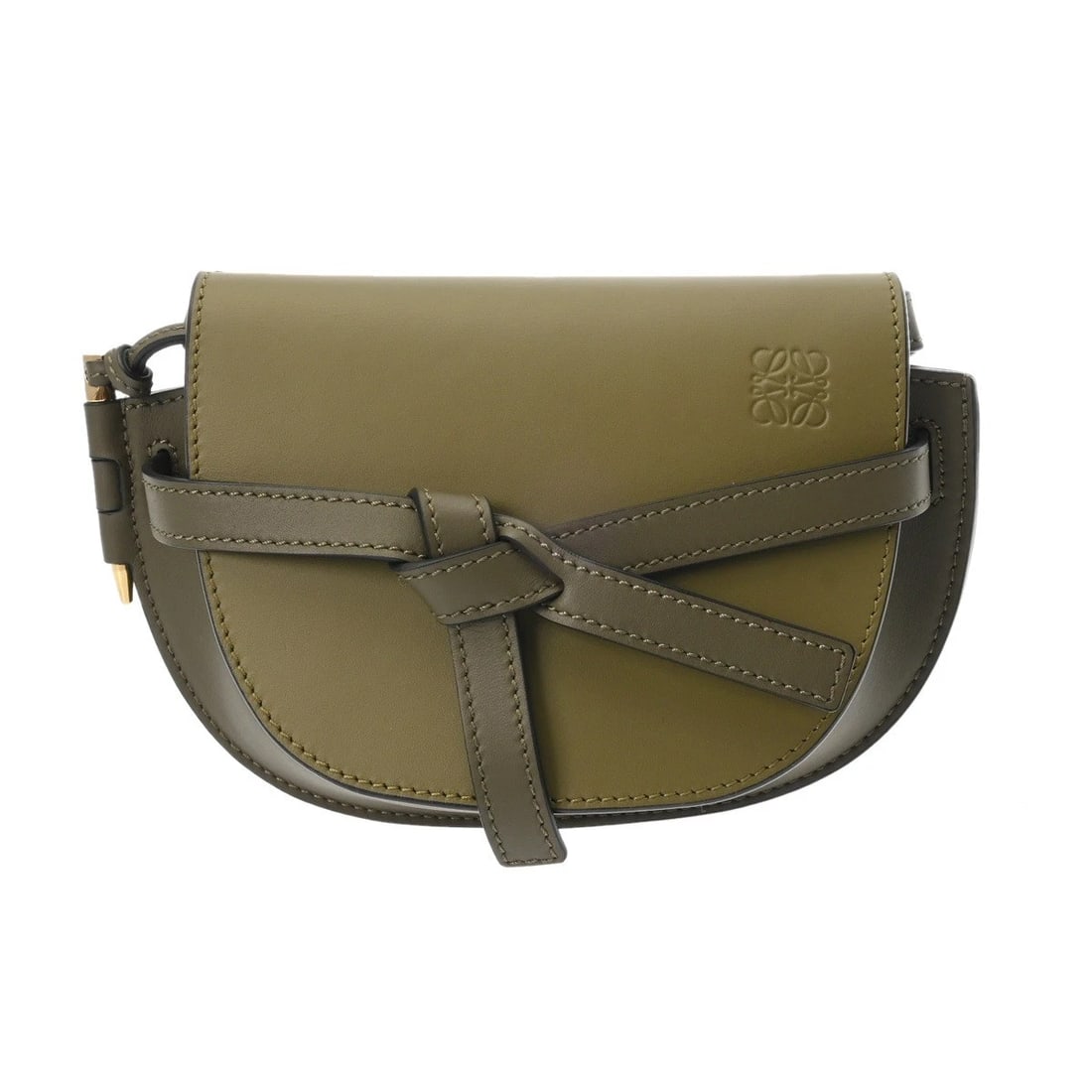LOEWE GATE DUAL BAG MINI OLIVE GREEN/KHAKI SHOULDER BAG (1 of 7)