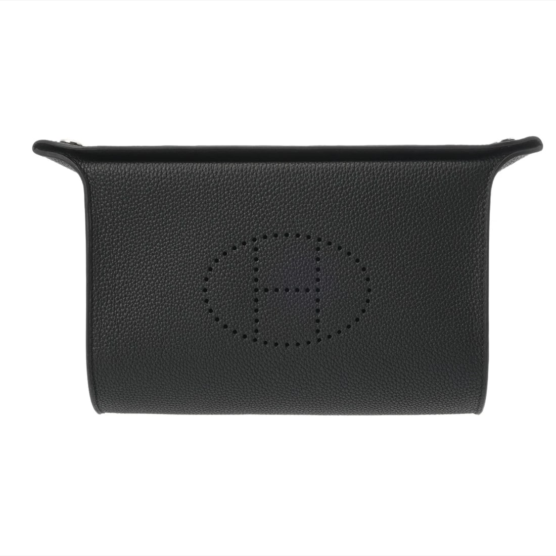 HERMES VIDEPOCHES TOGO BLACK UNISEX SHOULDER BAG (1 of 8)