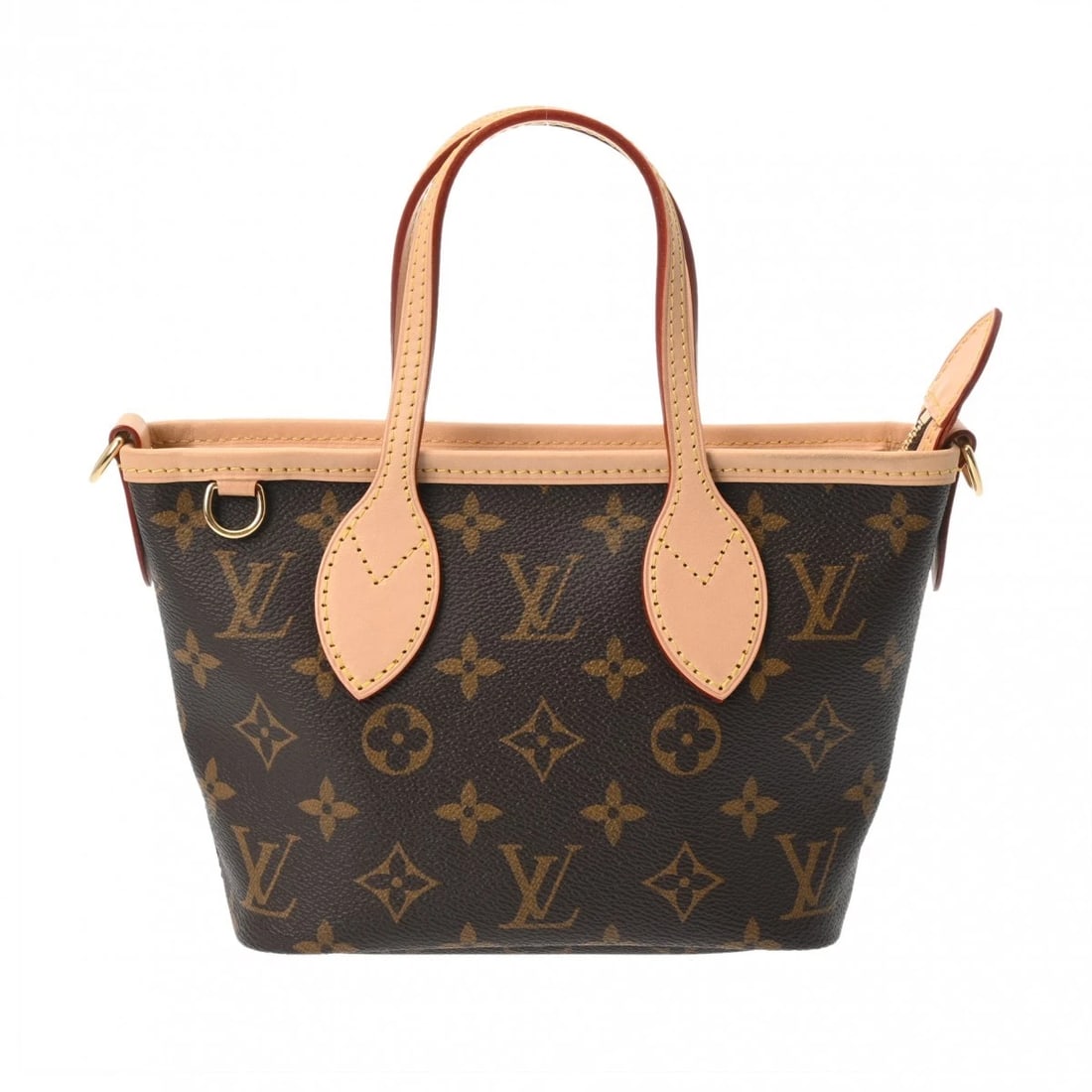 LOUIS VUITTON NEVERFULL BB MONOGRAM MONOGRAMTOTE BAG: LOUIS VUITTON Neverfull BB Monogram MonogramTote Bag Brand: LOUIS VUITTON Type: Tote Bag Material: Monogram canvas Color: beige Size: H:about 5.7inch W:about 6.7inch (Bottom) D:about 3.5inch Shoul