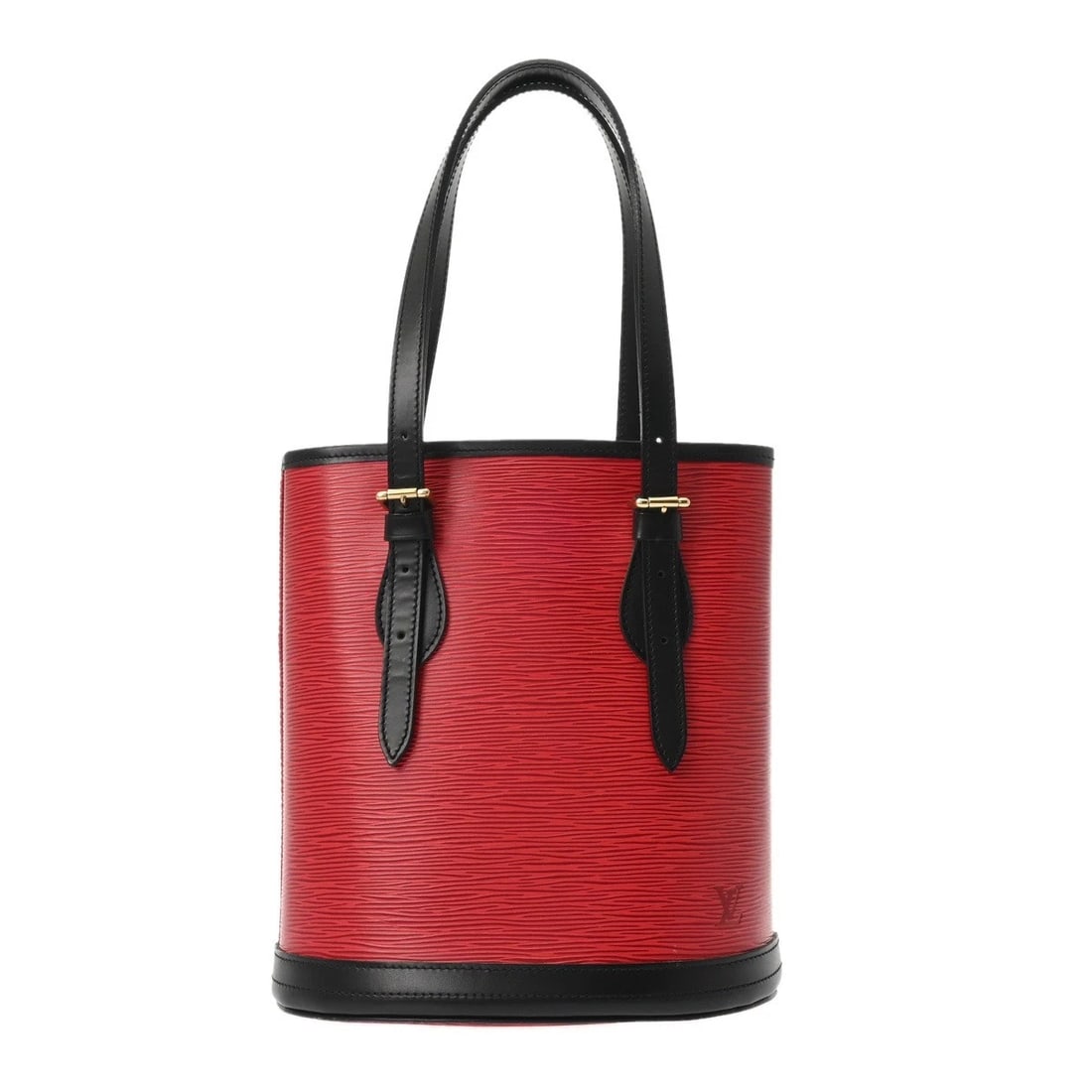 LOUIS VUITTON BUCKET PM SP ORDER EPI LEATHER CASTILIAN RED TOTE BAG: LOUIS VUITTON Bucket PM SP Order Epi leather Castilian red Tote Bag Brand: LOUIS VUITTON Type: Tote Bag Material: leather Color: Castilian red × Gold Metal Size: H:about 10.0inch W:about 9.1inch
