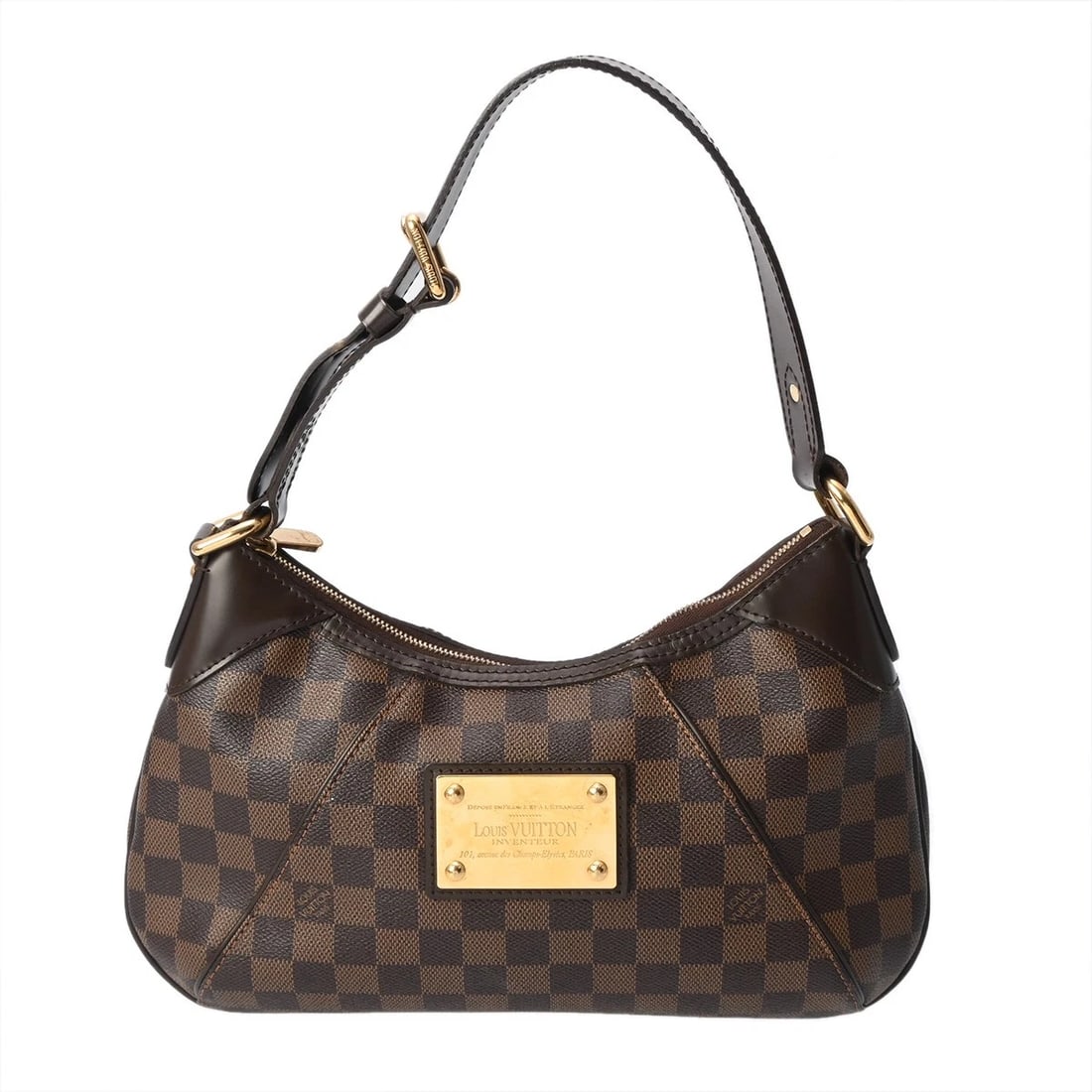 LOUIS VUITTON PM DAMIER DAMIER CANVAS BROWN HANDBAG (1 of 8)