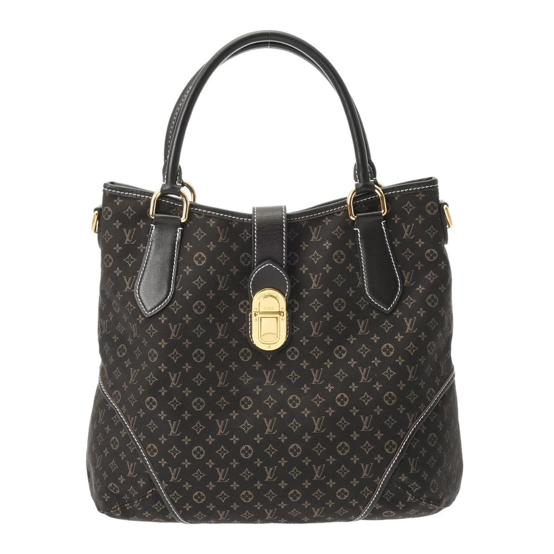 LOUIS VUITTON ELEGY MONOGRAM IDEAL EBENE SHOULDER BAG: LOUIS VUITTON Elegy Monogram Ideal Ebene Shoulder Bag Brand: LOUIS VUITTON Type: Shoulder Bag Material: Monogram Ideal Color: Ebene Size: H:about 11.8inch W:about 14.6inch D:about 5.1inch Shoulder