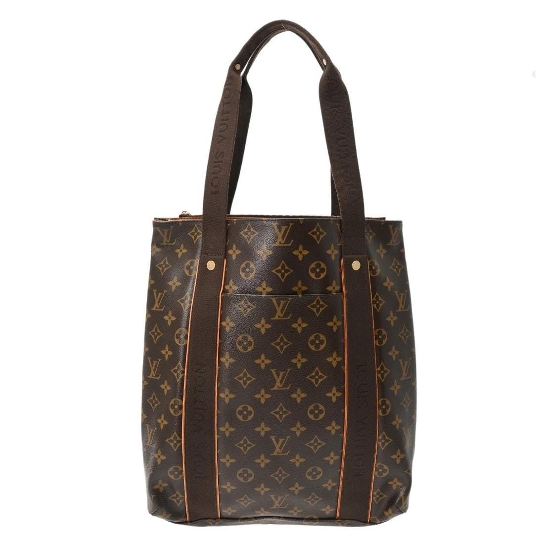 LOUIS VUITTON KABABOBUR CANVAS BROWN UNISEX TOTE BAG: LOUIS VUITTON Kababobur canvas Brown unisex Tote Bag Brand: LOUIS VUITTON Type: Tote Bag Material: Monogram canvas Color: Brown Size: H:about 14.2inch W:about 12.6inch (Bottom) D:about 4.3inch Han