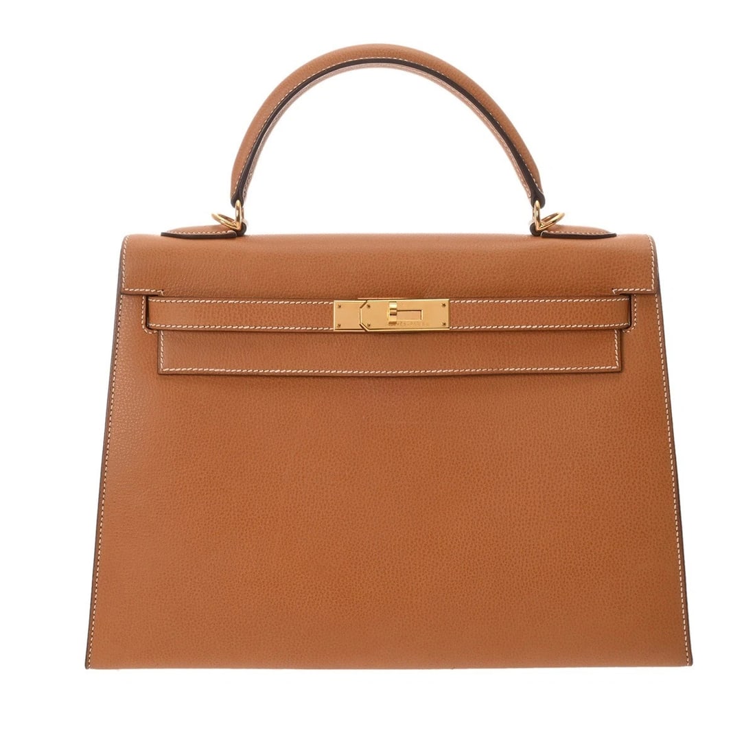 HERMES KELLY 32 OUTSIDE SEWING NATURAL 2WAY BAG: HERMES Kelly 32 outside sewing natural 2WAY bag Brand: HERMES Type: 2WAY bag Material: Vacheriege Color: natural × Gold Metal Size: H:about 8.9inch W:about 13.0inch D:about 4.7inch