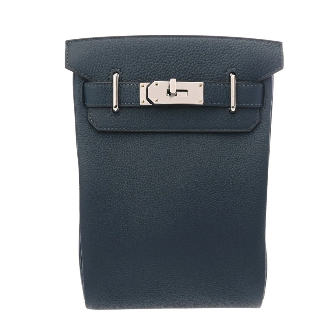 HERMES KELLY AKKAD PM TOGO BLUE DRUS UNISEX SHOULDER BAG: HERMES Kelly Akkad PM Togo Blue drus unisex Shoulder Bag Brand: HERMES Type: Shoulder Bag Material: Togo Color: Blue drus × SilverMetal Size: H:about 10.4inch W:about 7.1inch D:about 3.1inch