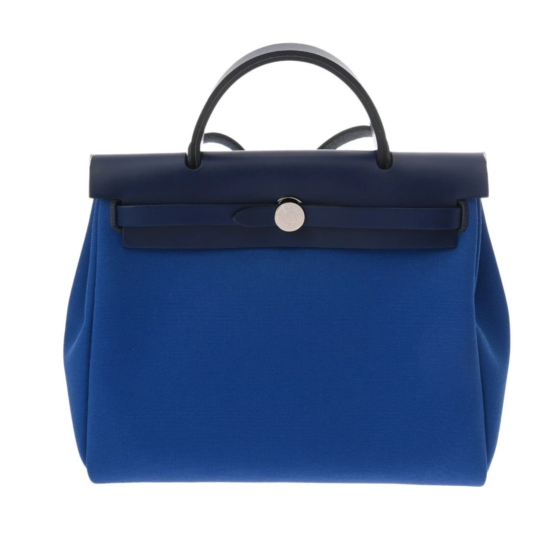 HERMES HERBAG ZIP PM 2WAY SHOULDER TOWER: HERMES Herbag Zip PM 2WAY Shoulder Tower Brand: HERMES Type: Handbag Material: Tower ash/Vash hunter Color: Blue Electric/Blue Saphir × SilverMetal Size: H:about 9.8inch W:about 11.8inch (Bottom)