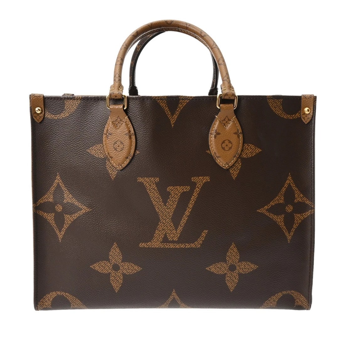 LOUIS VUITTON ON THE GO MM OLD MODEL MONOGRAM: LOUIS VUITTON On the Go MM Old Model Monogram Brand: LOUIS VUITTON Type: Tote Bag Material: Monogram canvas Color: Brown Size: H:about 10.2inch W:about 13.4inch D:about 5.5inch Shoulder:about 20.9