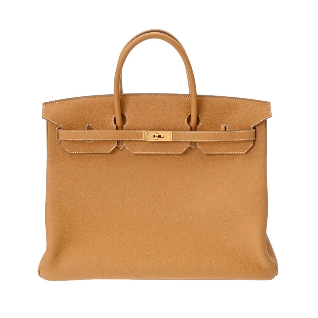 HERMES BIRKIN 40 TOGO NATURAL SABLE UNISEX HANDBAG (1 of 11)