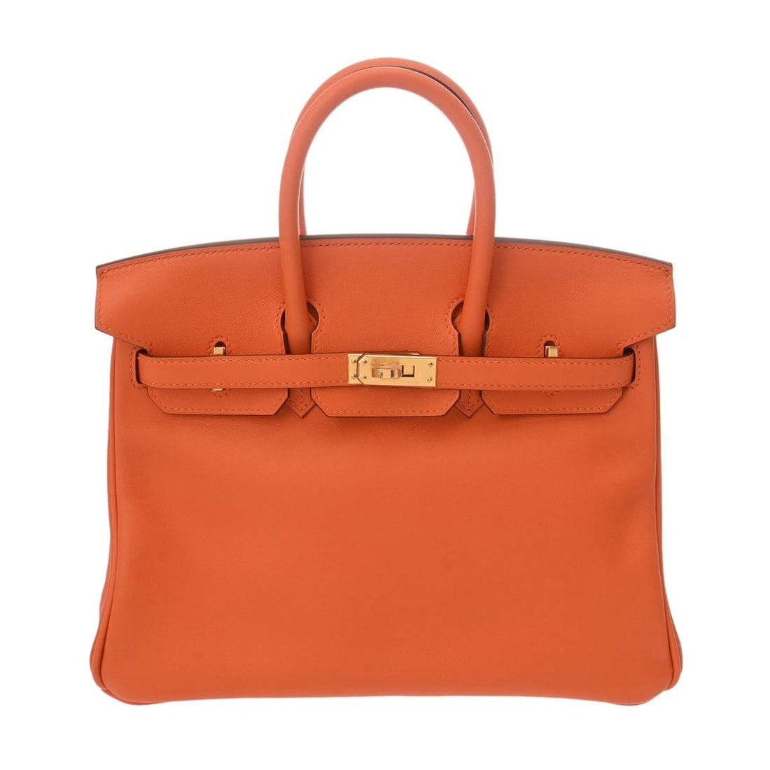 HERMES BIRKIN 25 VAUX SWIFT ORANGE HANDBAG (1 of 7)