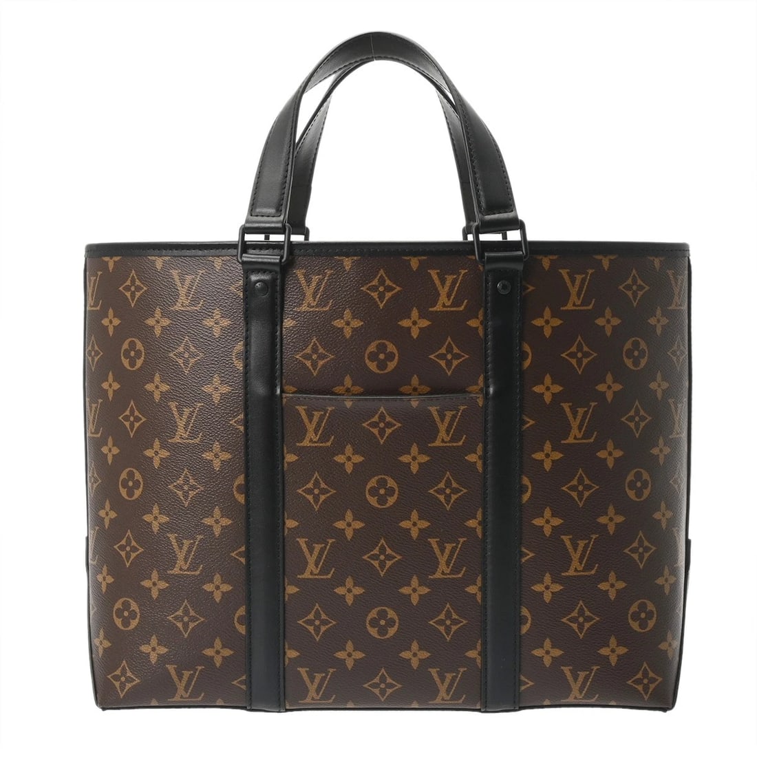 LOUIS VUITTON WEEKEND TOTE PM MONOGRAM: LOUIS VUITTON Weekend Tote PM Monogram Brand: LOUIS VUITTON Type: Tote Bag Material: Monogram canvas Color: Brown Size: H:about 11.4inch W:about 14.2inch Bottom D:about 5.1inch Shoulder:about 61.0