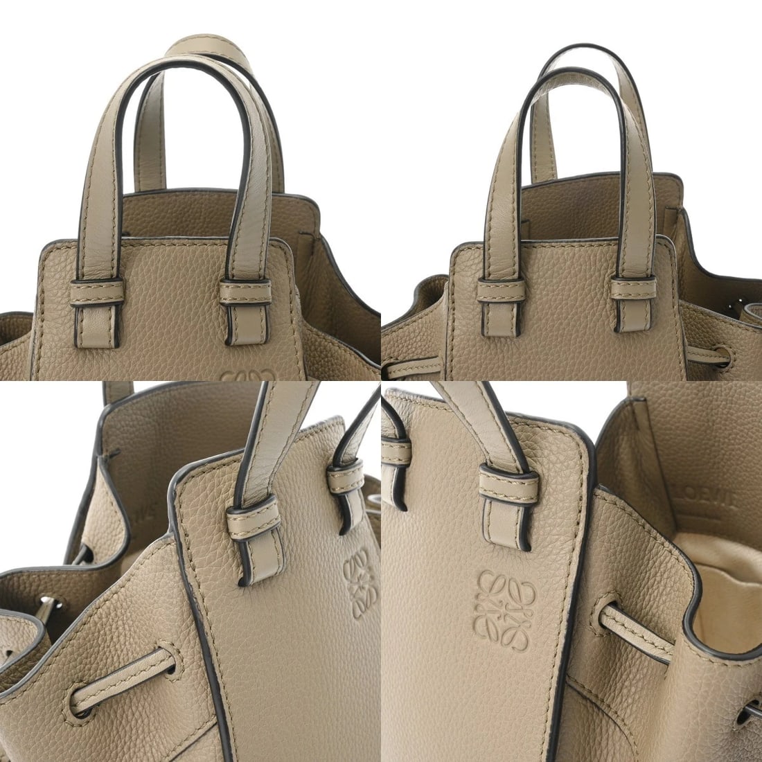 LOEWE MINI HAMMOCK DRAWSTRING BAG - 7