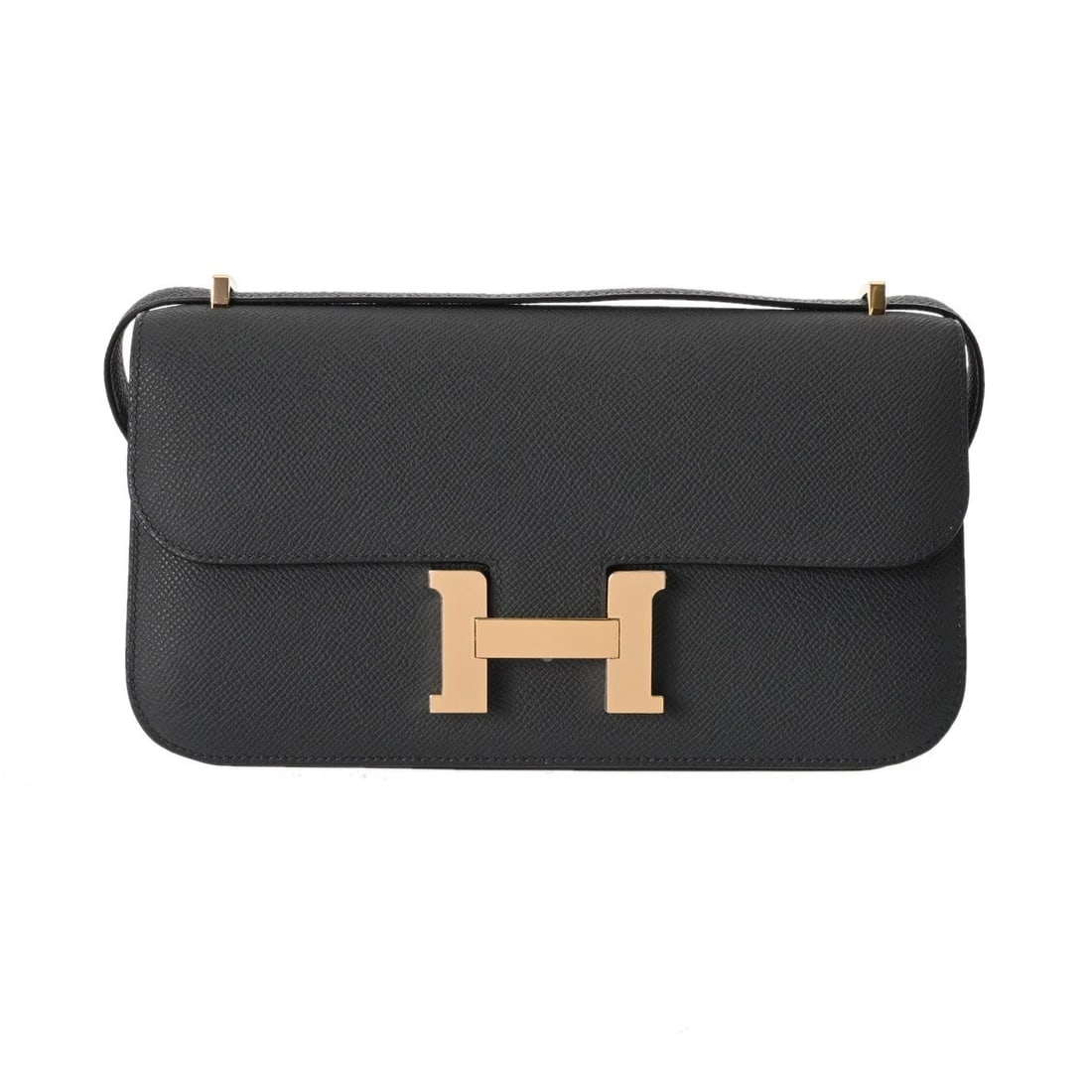 HERMES CONSTANCE ELAN MIROIR VEAU EPSOM GRIMIST SHOULDER BAG: HERMES Constance Elan Miroir Veau Epsom Grimist Shoulder Bag Brand: HERMES Type: Shoulder Bag Material: Veau Epsom Color: Grimist × Champagne Gold Metal Size: H:about 5.1inch W:about 9.4inch