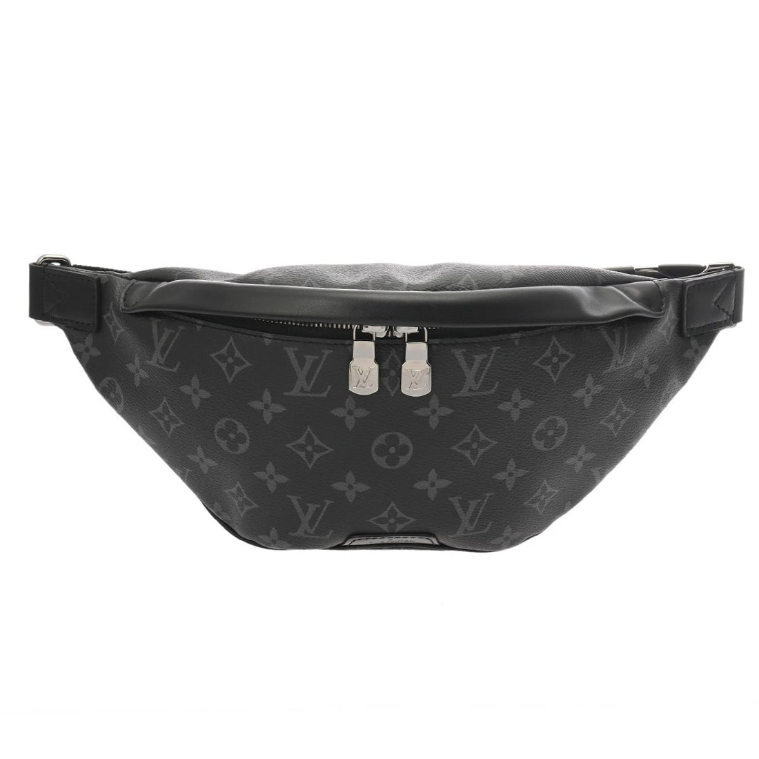 LOUIS VUITTON DISCOVERY BUM BAG: LOUIS VUITTON Discovery bum bag Brand: LOUIS VUITTON Type: body bag Material: Monogram canvas Color: black Size: H:about 6.7inch W:about 14.4inch (maximum) D:about 2.8inch (maximum)
