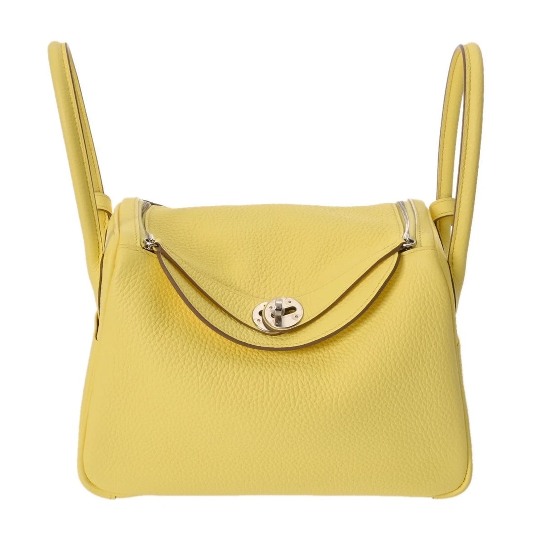 HERMES LINDY 26 TAURILLON CLEMENCE LIMONCELLO SHOULDER BAG (1 of 8)