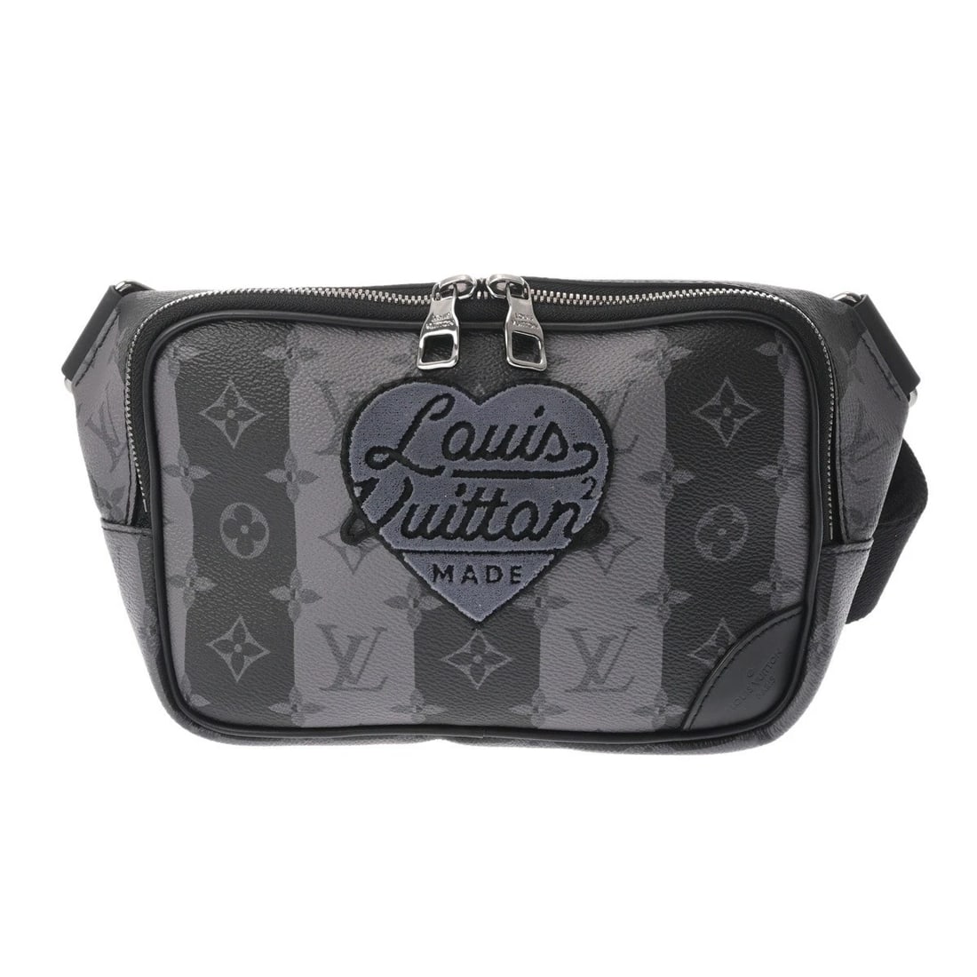 LOUIS VUITTON MODULAR SLING BAG: LOUIS VUITTON Modular Sling Bag Brand: LOUIS VUITTON Type: Waist bag Material: Monogram canvas Color: Black Grey Size: H:about 6.1inch W:about 11.8inch (maximum) D:about 1.4inch Shoulder:about 48.