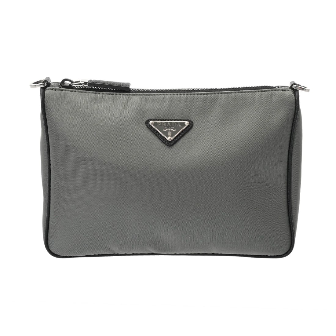 PRADA RE-NYLON 2VH113 NYLON GRAY UNISEX SHOULDER BAG (1 of 8)