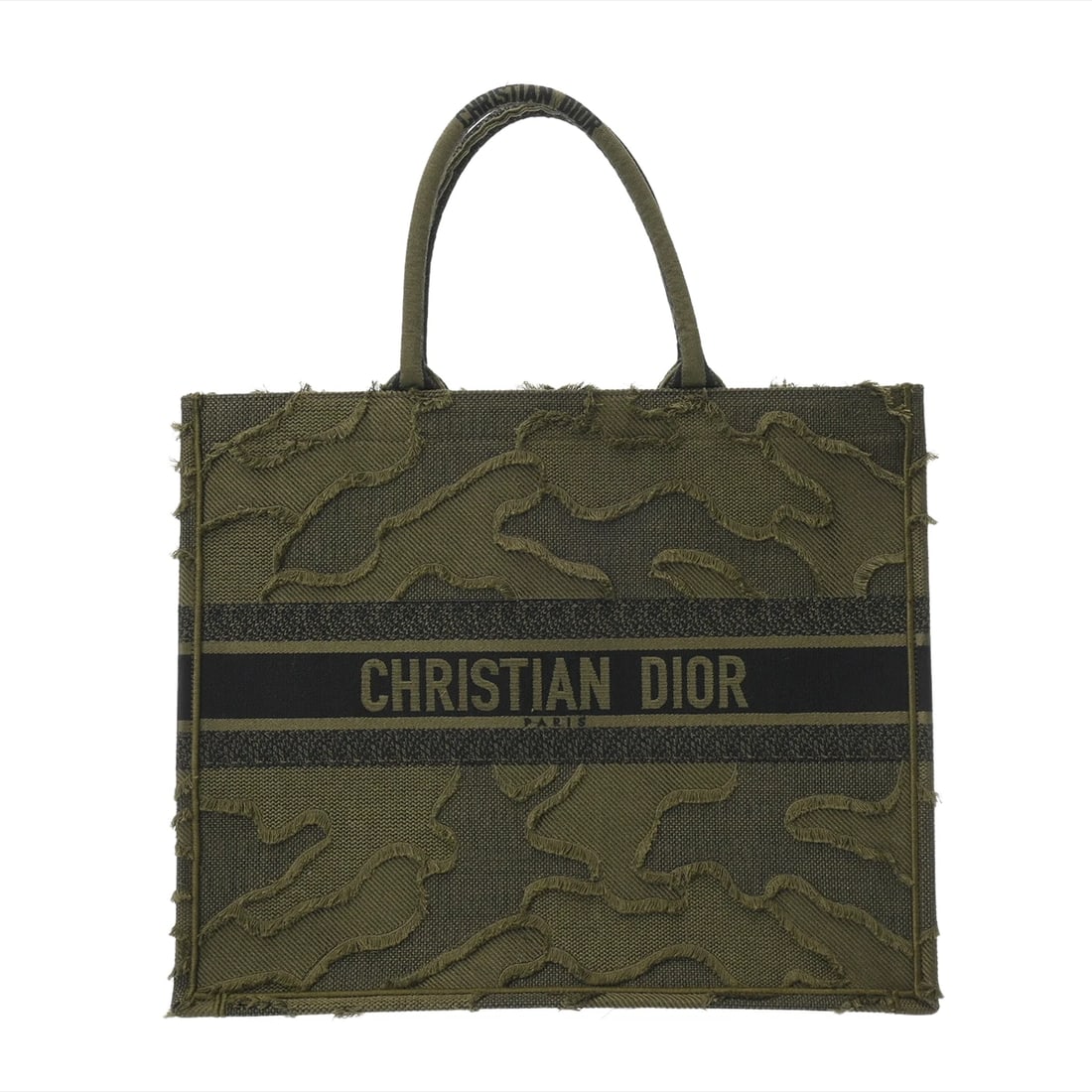 DIOR LARGE BOOK TOTE FROM THE RESORT COLLECTION: Dior Large Book Tote from the Resort Collection Brand: Dior Type: Tote Bag Material: canvas Color: khaki Size: H:about 13.8inch W:about 16.5inch D:about 6.3inch Accessories: None Accessori