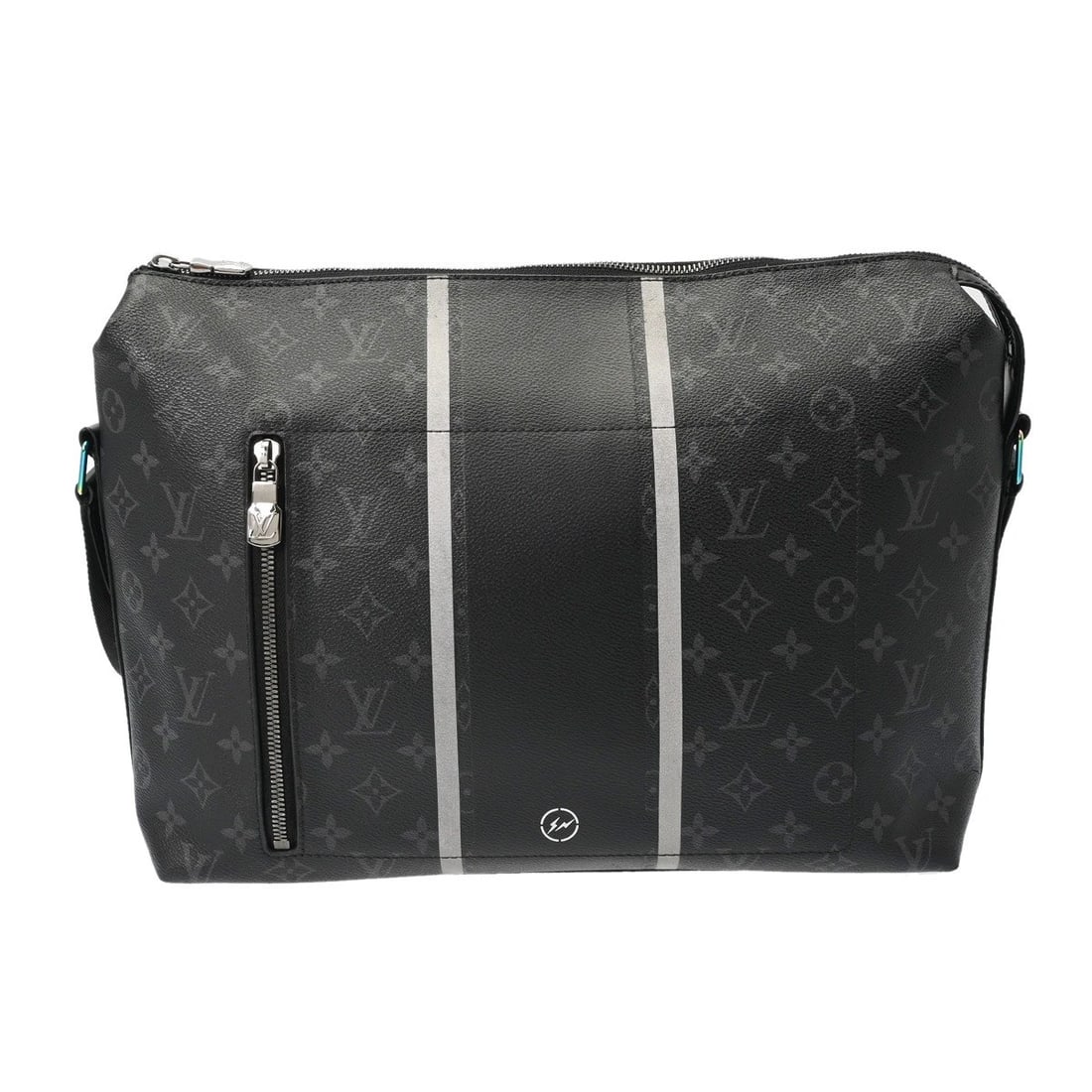 LOUIS VUITTON APOLLO MESSENGER MM FRAGMENT COLLABORATION: LOUIS VUITTON Apollo Messenger MM Fragment Collaboration Brand: LOUIS VUITTON Type: Shoulder Bag Material: Monogram canvas Color: gray Size: H:about 11.8inch W:about 13.8inch D:about 3.9inch Shoulder: