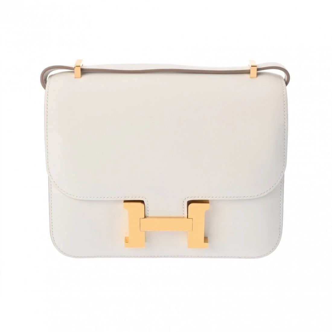 HERMES CONSTANCE 3 MINI 18 MIROIR GRIS PALE SHOULDER BAG (1 of 10)
