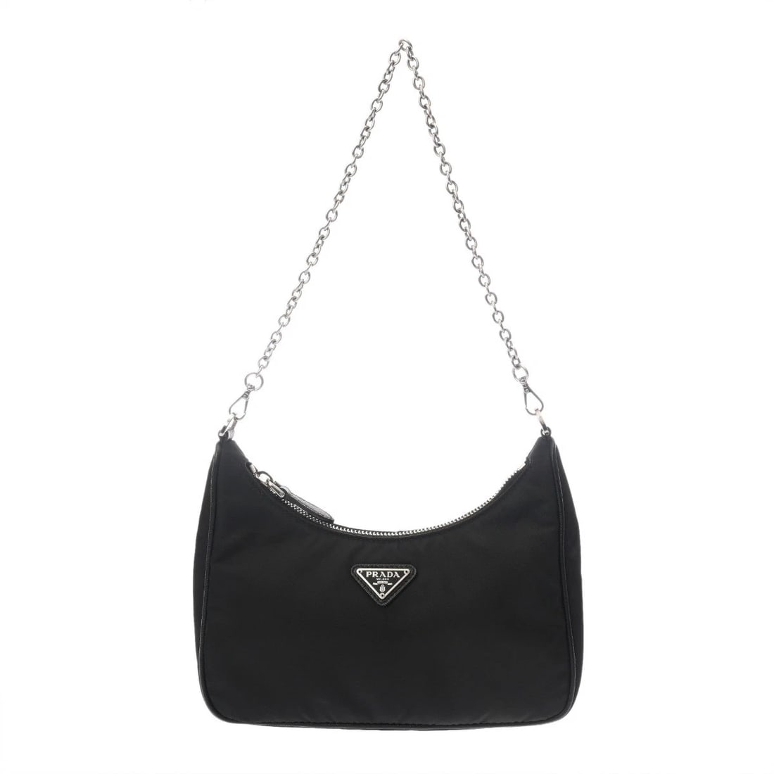 PRADA RE-EDITION 2005 BAGS SAFIANO LEATHER BLACK SHOULDER BAG (1 of 8)