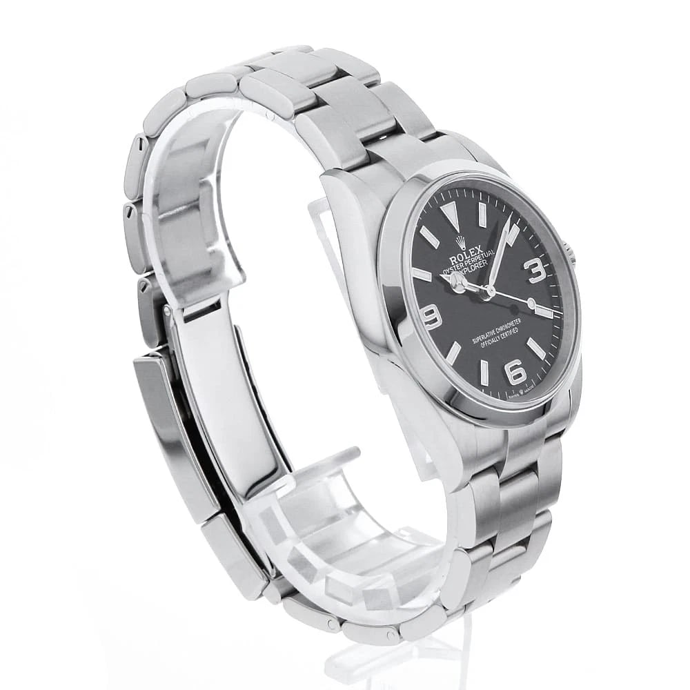 ROLEX EXPLORER BLACK WATCH - 3