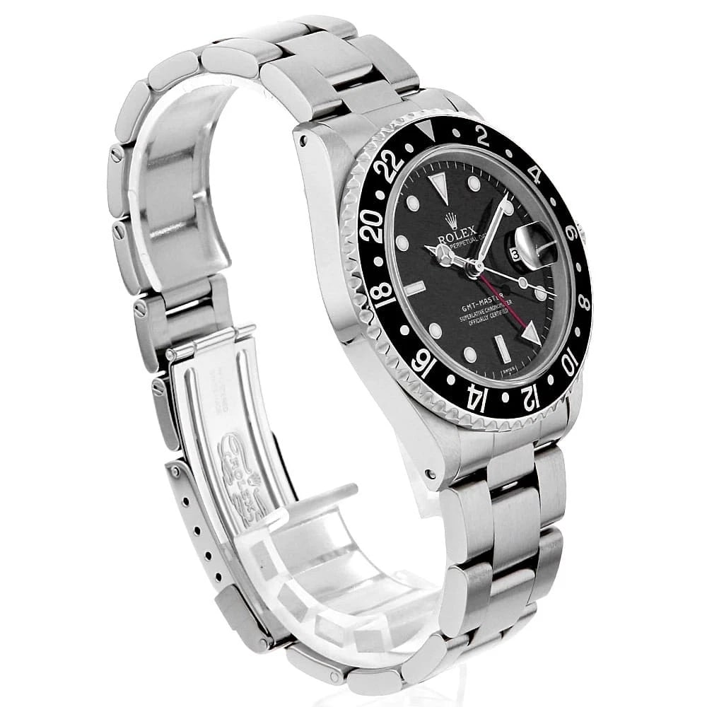 ROLEX GMT MASTER BLACK BEZEL WATCH - 3