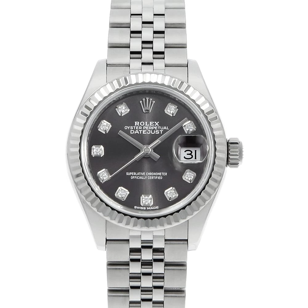 ROLEX DATEJUST DIAMOND DARK GRAY WATCH (1 of 4)