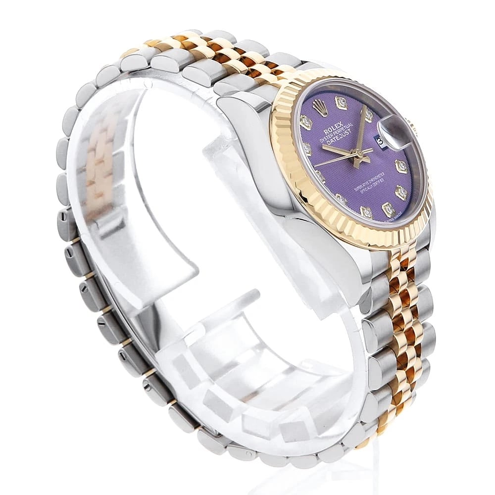 ROLEX DATEJUST DIAMOND RASPBERRY WATCH - 3