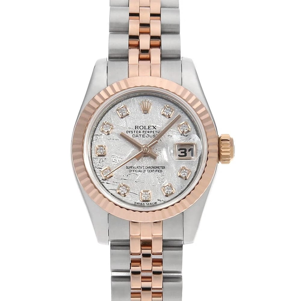 ROLEX DATEJUST DIAMOND METEOLITE WATCH (1 of 3)