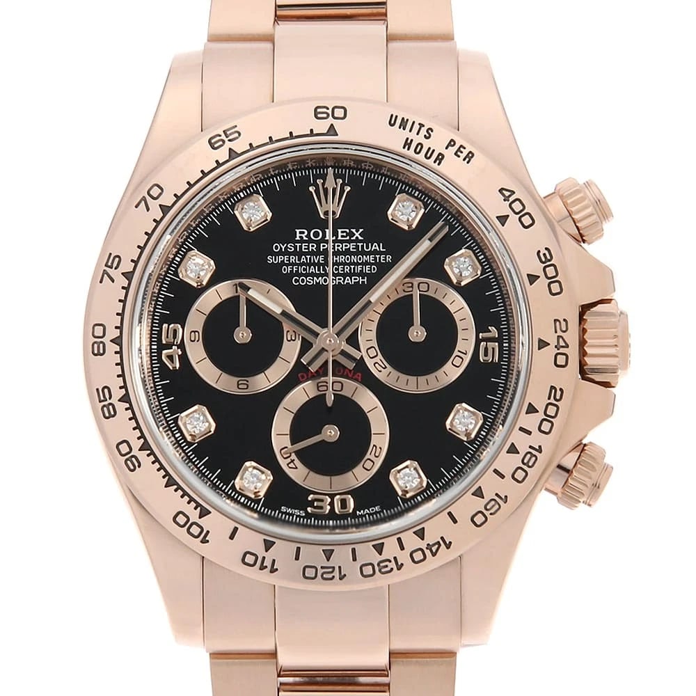 ROLEX COSMOGRAPH DAYTONA DIAMOND BLACK WATCH (1 of 5)