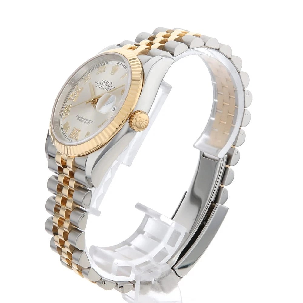 ROLEX DATEJUST SILVER WATCH - 2